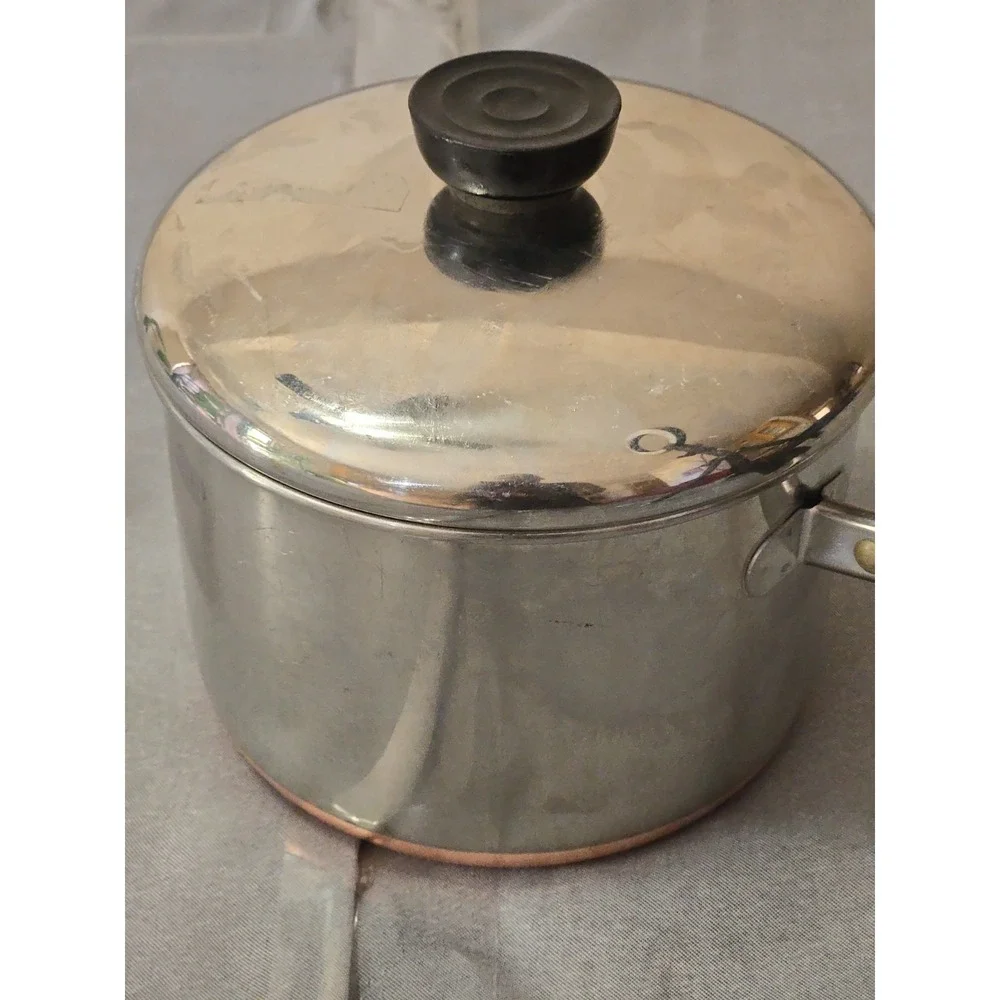 Vintage Revere Ware Copper Bottom Made In USA vintage revere